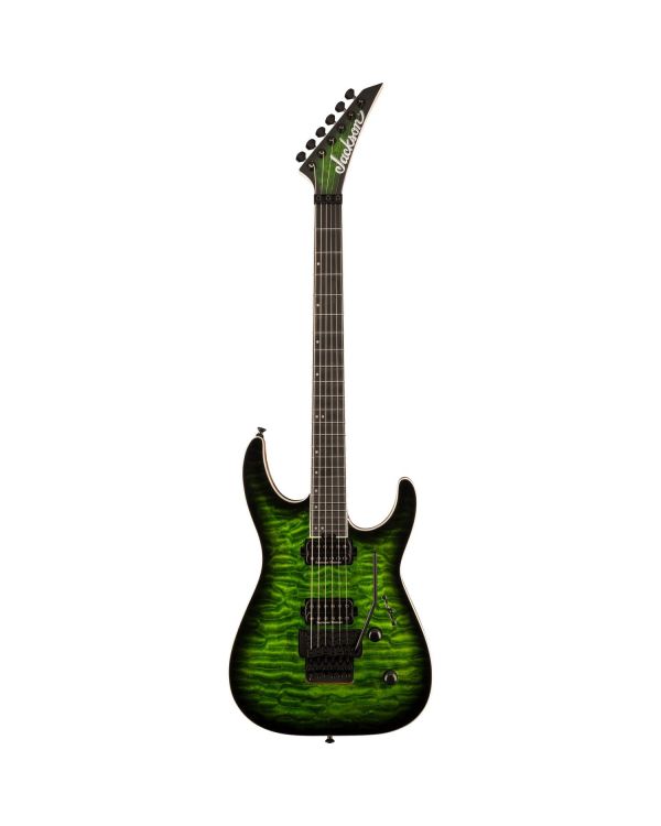 Jackson Pro Plus Series Dinky DKAQ Emerald Green Electric Guitar