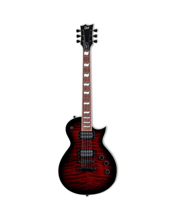 ESP LTD EC-256 QM Electric Guitar See-Thru Black Cherry Sunburst