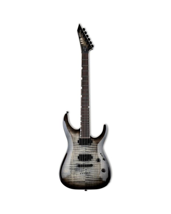 ESP LTD MH-1000NT FM Electric Guitar, Charcoal Burst