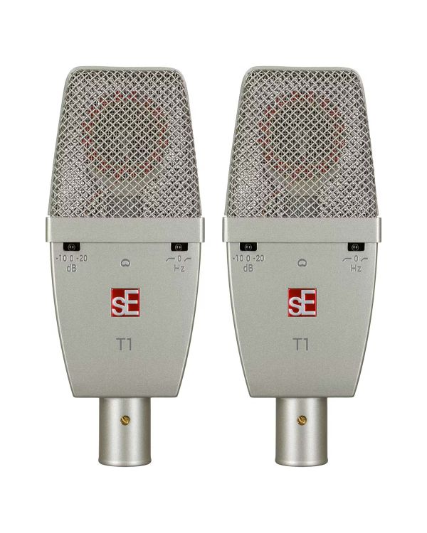 sE Electronics T1 Large Diaphragm Condenser Cardioid Microphone - Matched Pair