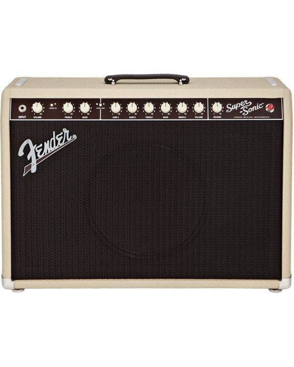 Fender Super-Sonic 22 Guitar Amp Combo, Blonde