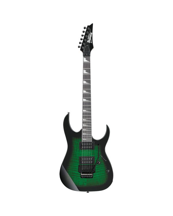 Ibanez GRG320FA-TEB Electric Guitar, Transparent Emerald Burst