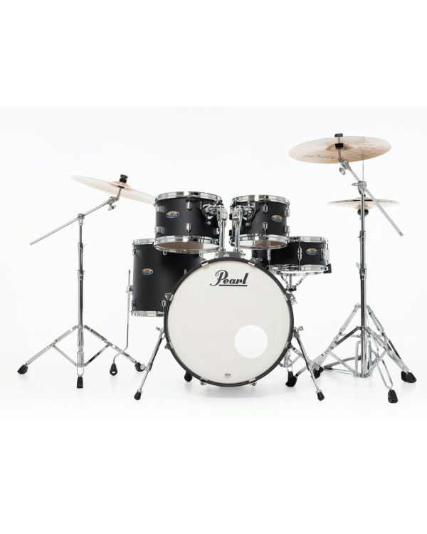 Pearl Decade Maple 5 Piece Drum Kit 20" inc HWP-834 Satin Slate Black