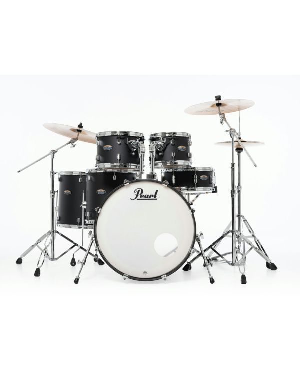 Pearl Decade Maple 6 Piece Drum Kit 22" inc HWP-834 Satin Slate Black