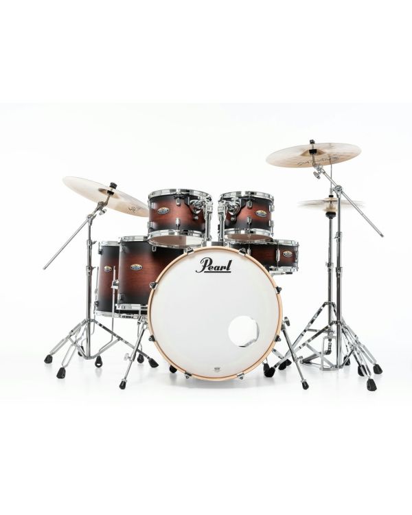 Pearl Decade Maple 6 Piece Drum Kit 22" inc HWP-834 Satin Brown Burst