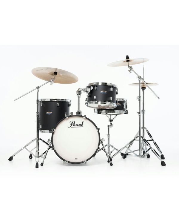 Pearl Decade Maple 4 Piece Drum Kit 18" inc HWP-834 Satin Slate Black