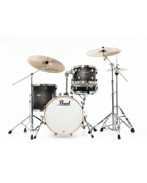 Pearl Decade Maple 4 Piece Drum Kit 18" inc HWP-834 Satin Black Burst