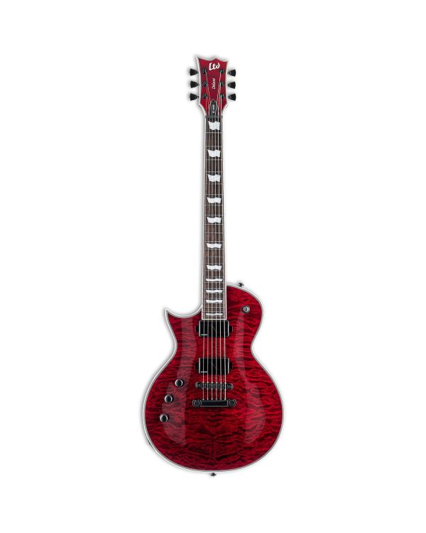 ESP EC-1000 STBC LH Electric Guitar, See-Thru Black Cherry
