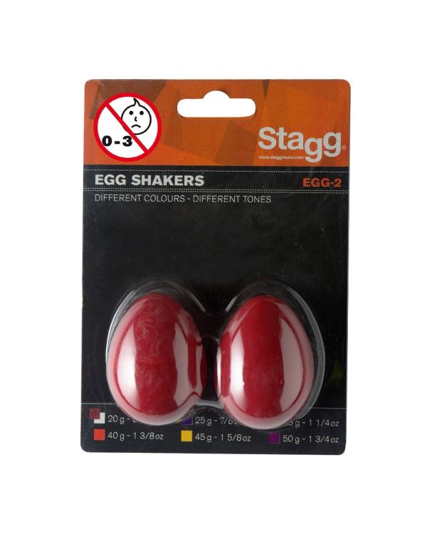Stagg EGG Shakes 2 RED