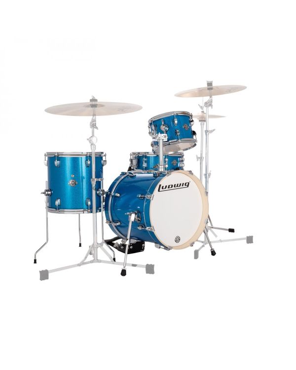 Ludwig Breakbeats By Questlove Drum Kit Blue Sparkle