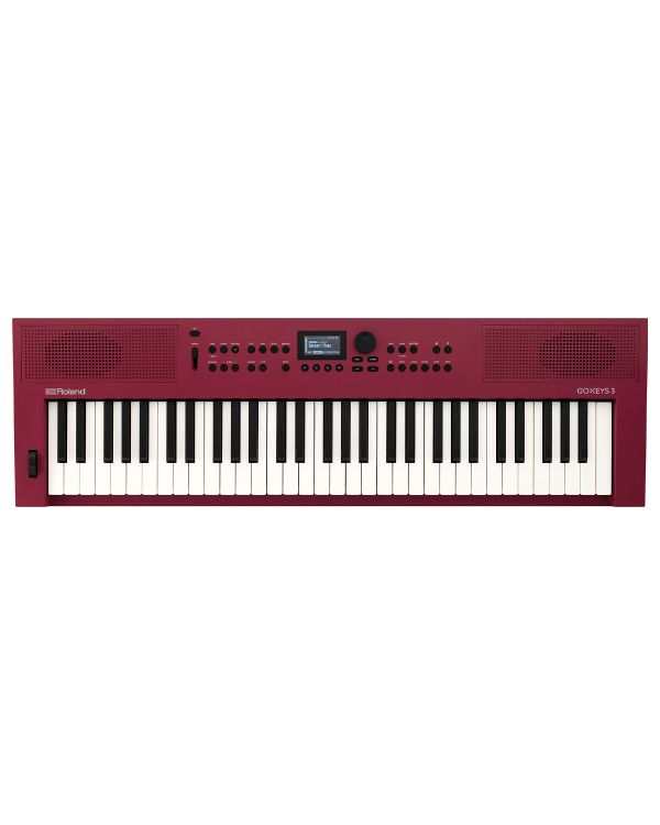 Roland GO:KEYS-3 Digital Keyboard, Dark Red