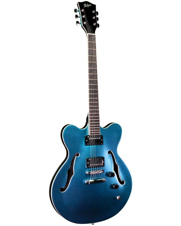 Hofner Verythin Semi-Hollow Guitar, Pearl Blue