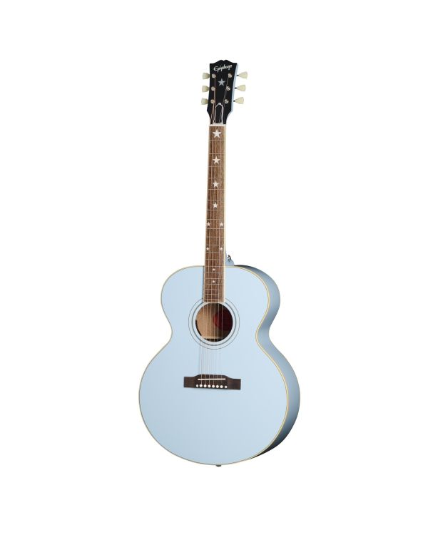 Epiphone J-180 LS Acoustic Guitar, Frost Blue
