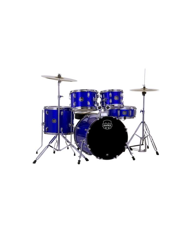 Mapex Comet Series Indigo Blue Kit 18 BD Inc Hardware, Drum Throne and Cymbals