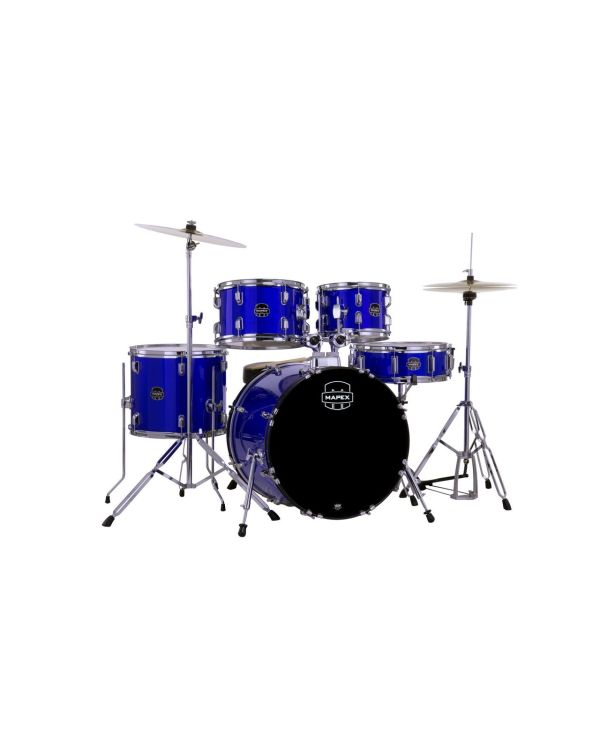 Mapex Comet Series Indigo Blue Kit 20 Inc Hardware, Drum Throne and Cymbals