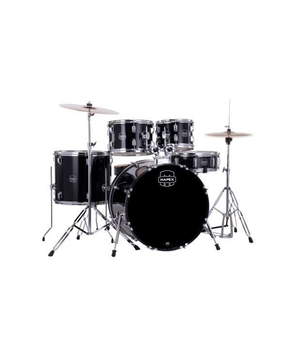 Mapex Comet Series Dark Black Kit 22" Inc Hardware, Drum Throne and Cymbals