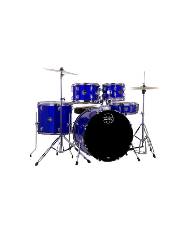 Mapex Comet Series Indigo Blue Kit 22" Inc Hardware, Drum Throne and Cymbals