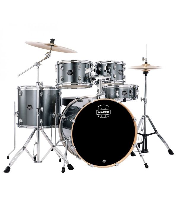 Mapex Venus Series Steel Blue Metallic Kit 22" Inc Hardware, Drum Throne and Cymbals