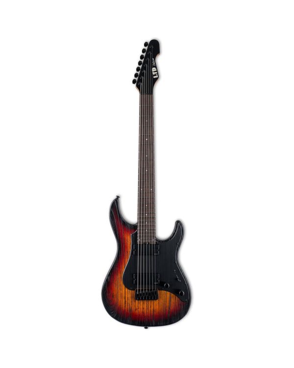 ESP LTD Snapper SN-1007 Baritone Electric Guitar, FireBlast