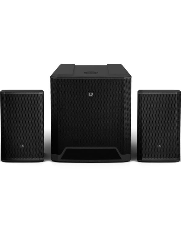 LD Systems Dave 15 Compact 2.1 Powered PA System