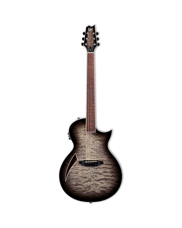 ESP LTD Thinline TL-6 QM Charcoal Burst Electric Guitar
