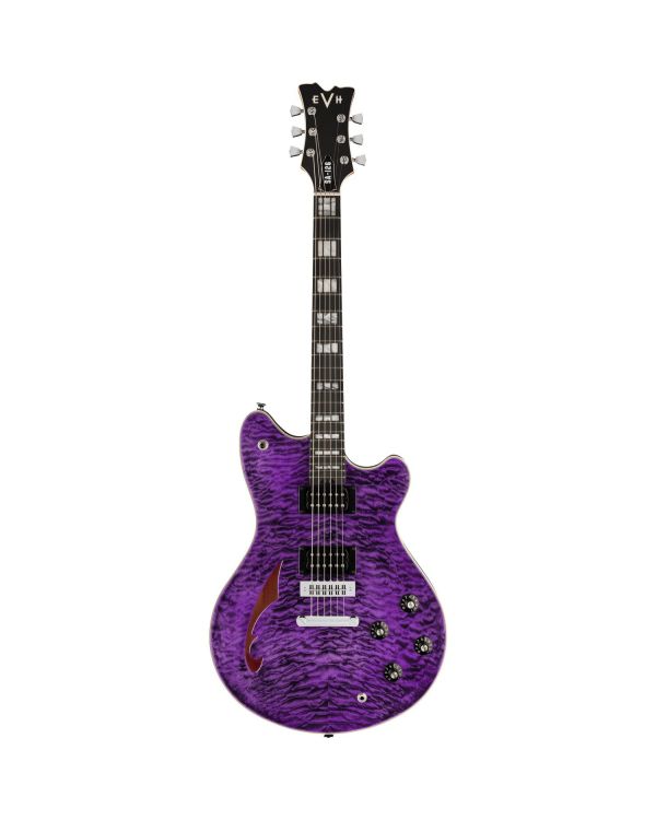 EVH SA-126 Special QM Electric Guitar, Transparent Purple
