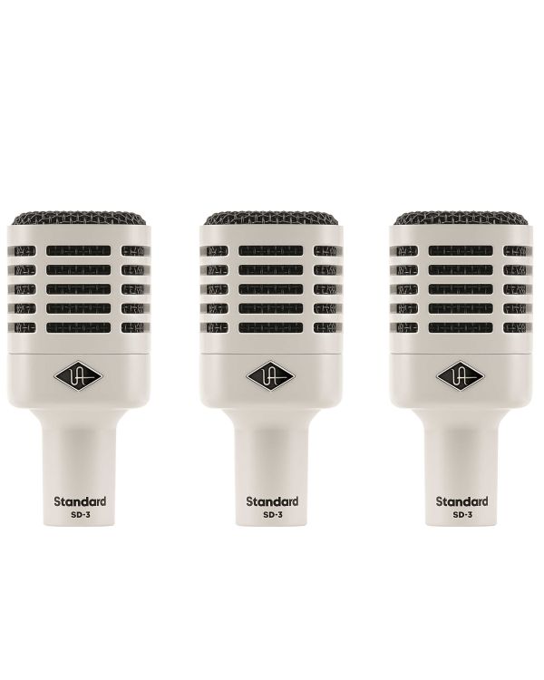 Universal Audio SD-3 Dynamic Microphone (3-Pack) with Hemisphere Modelling