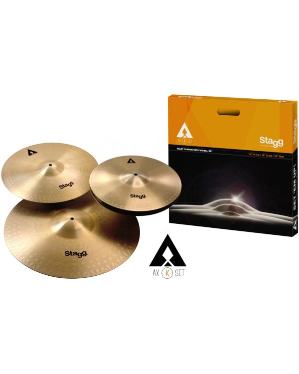 Stagg AXK Alloy Cymbals Set - H14 / C16 / R20