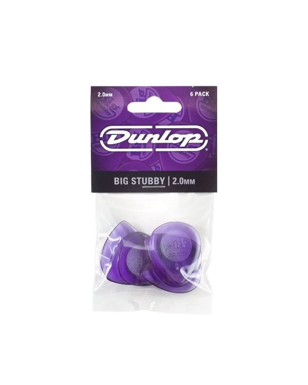Dunlop Lexan Big Stubby 2.00mm Players (6 Pack)