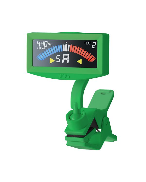 Korg Pitchcrow-G Clip-On Tuner, Green