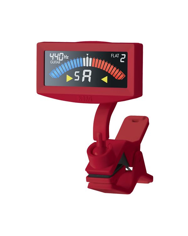 Korg Pitchcrow-G Clip-On Tuner, Red