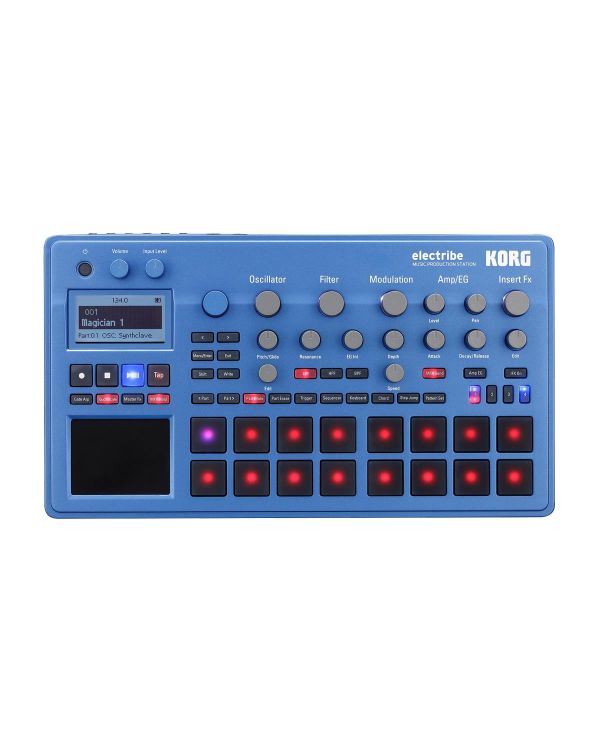Korg EMX2 Electribe Music Production Station Synthesizer - Blue