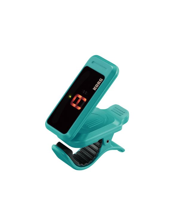 Korg Pitchclip 2 Clip-On Guitar Tuner, Emerald Green