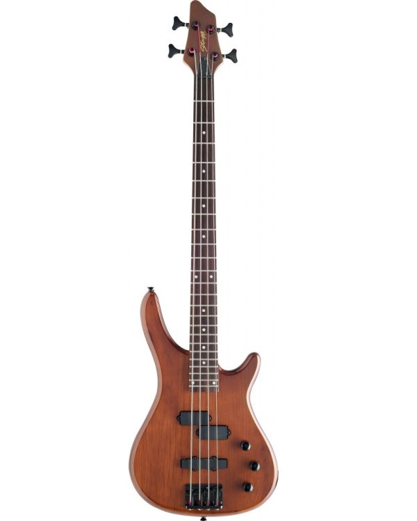 Stagg BC300 Fusion Electric Bass Guitar, Walnut Stain