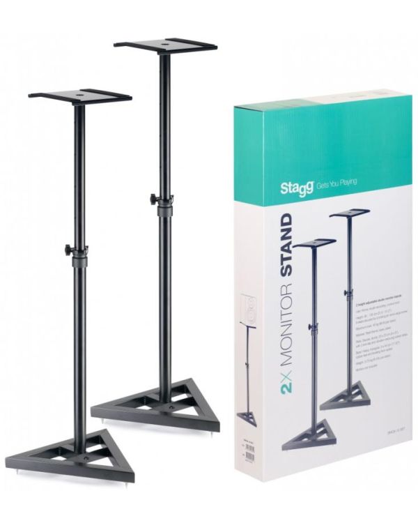 Stagg SMOS-10 Studio Monitor Stands (Pair)