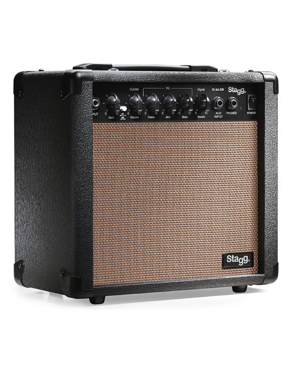 Stagg 15 AA DR Acoustic Guitar Amplifier with Reverb