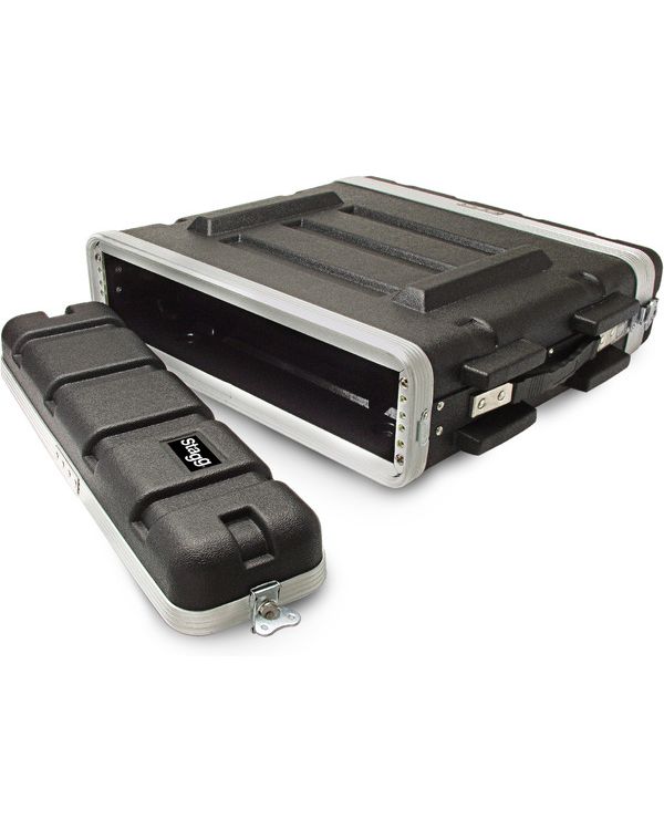 Stagg ABS-2U ABS Hard Case for 2-Unit Rack