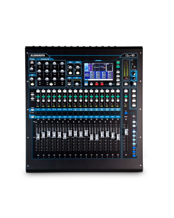 Allen & Heath QU16 Digital Mixing Desk, Chrome Edition