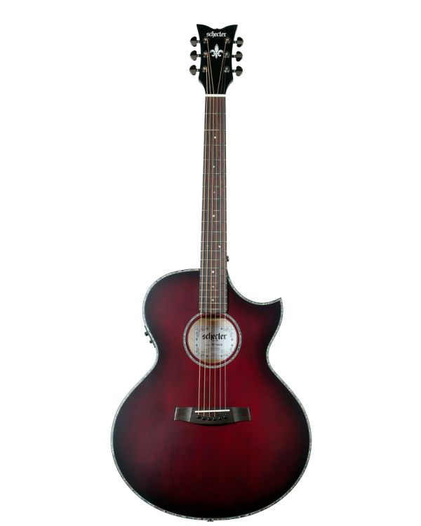 Schecter Orleans Stage Electro-Acoustic in Vampyre Red Burst Satin