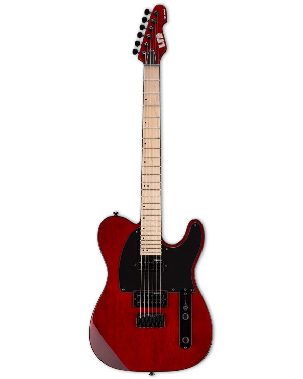 ESP Ltd TE-200-M-STBC Electric Guitar, See Thru Black Cherry