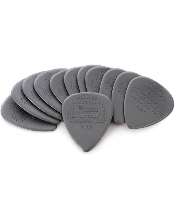 Dunlop Nylon Standard Max Grip 1.14mm Players (12 Pack)