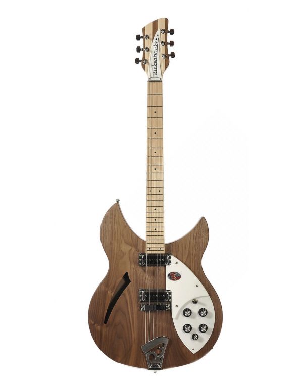 Rickenbacker 330 6 String Semi-Acoustic Guitar Walnut