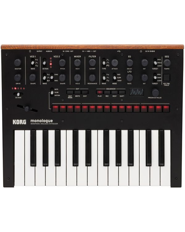 Korg Monologue Analogue Synthesizer in Black