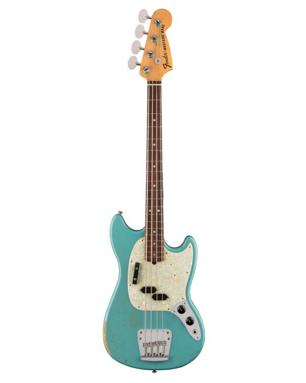 Fender JMJ Mustang Bass RW Faded Daphne Blue