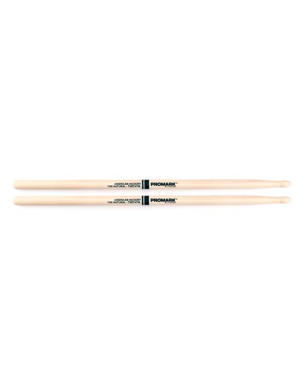 Promark Hickory 747 "The Natural" Wood Tip Drumstick Pair