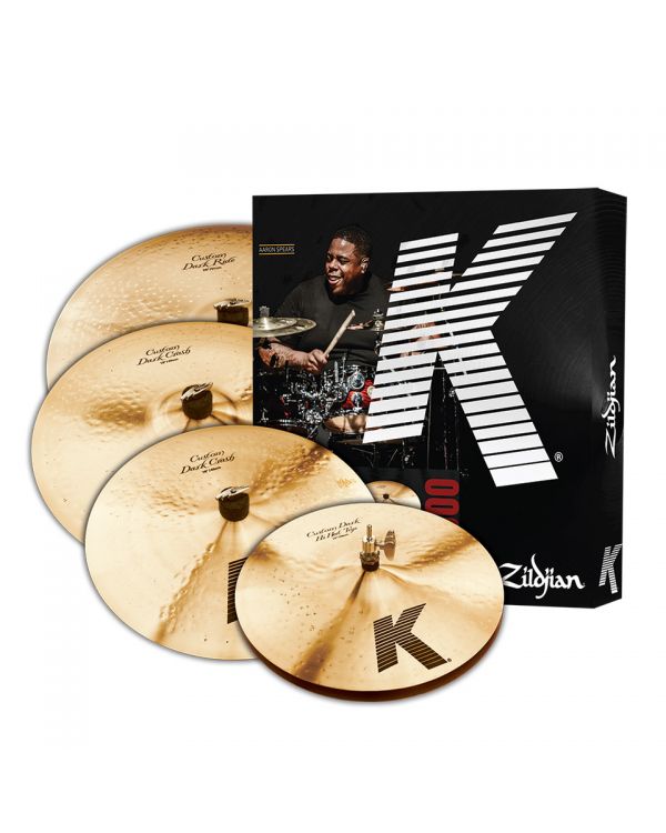 Zildjian K Custom Dark Cymbal Pack with FREE 18" Crash
