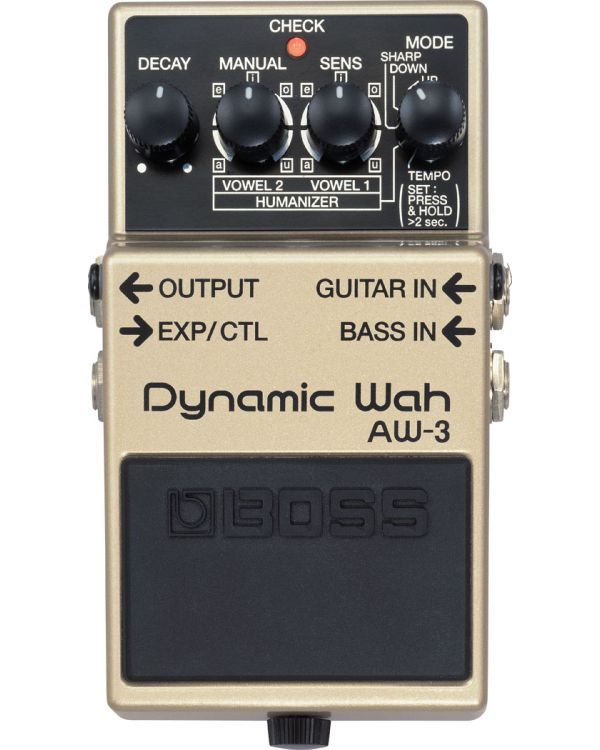 Boss AW-3 Dynamic Wah Pedal for Guitar and Bass