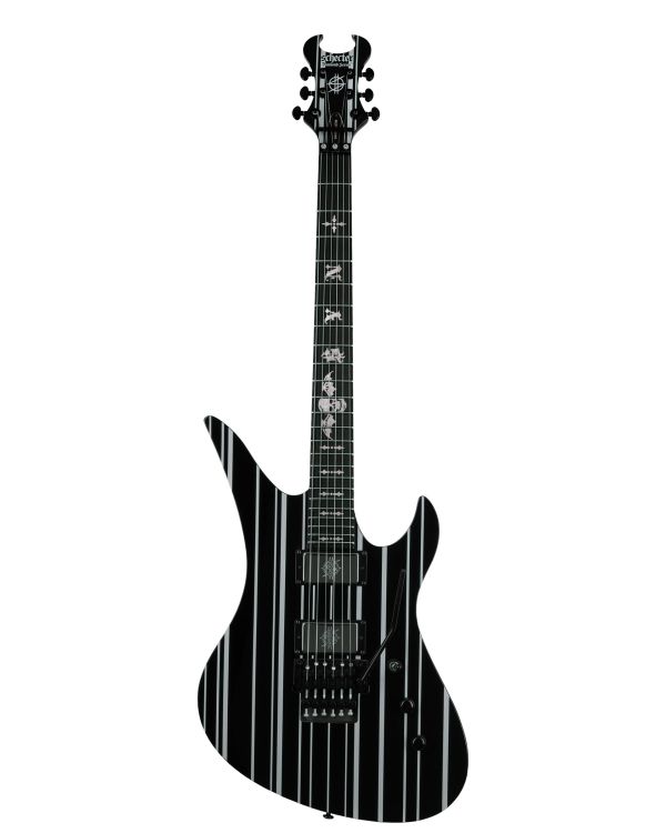 Schecter Synyster Gates Custom Signature Guitar in Black and Silver