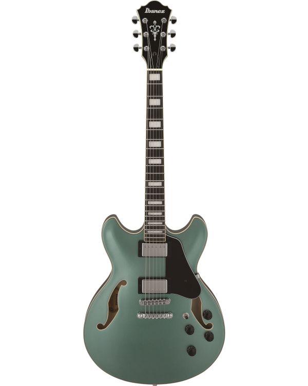Ibanez AS73-OLM Artcore Semi Hollow Guitar in Olive Metallic