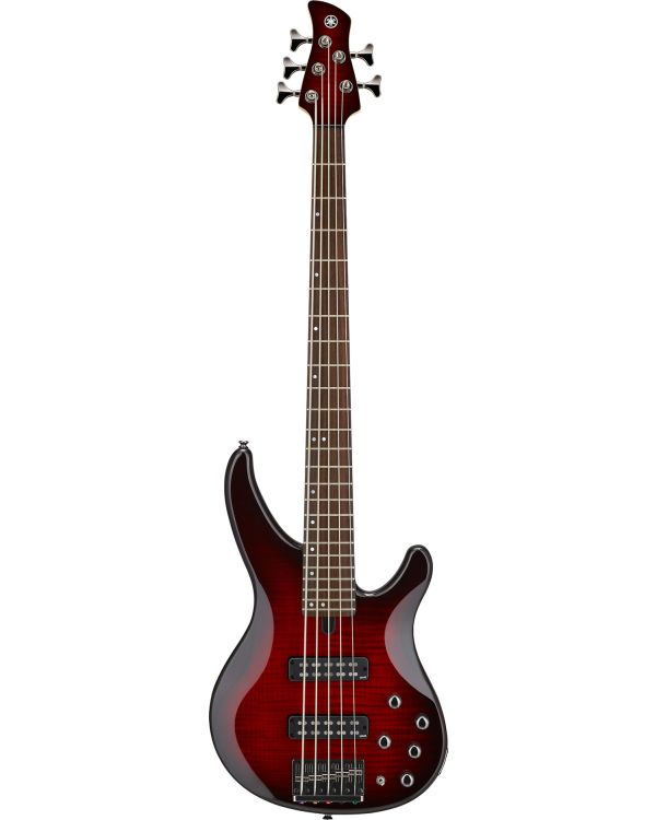 Yamaha TRBX605FM Bass Guitar Dark Red Burst
